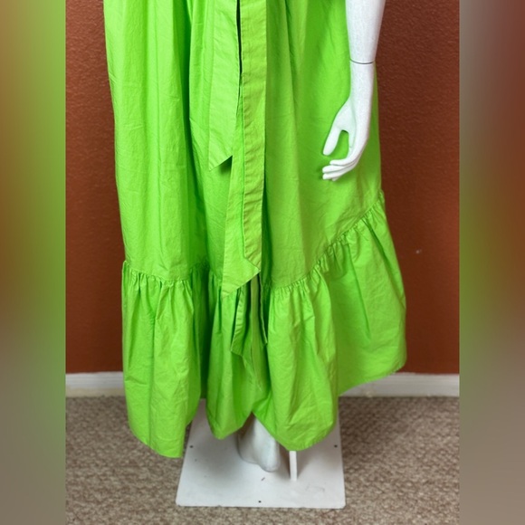 Christopher John Rogers Lime Maxi Dress Size XL - Picture 14 of 15